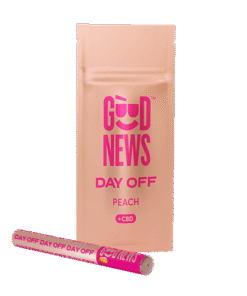 Buy DAY OFF Peach Vape Pen 1:2 CBD:THC